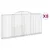 Produktbild 2 för Gabioner bågformade 8 st 300x30x140/160 cm galvaniserat järn