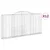 Produktbild 2 för Gabioner bågformade 12 st 300x30x140/160 cm galvaniserat järn