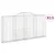 Produktbild 2 för Gabioner bågformade 13 st 300x30x140/160 cm galvaniserat järn