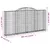 Produktbild 6 för Gabioner bågformade 13 st 300x30x140/160 cm galvaniserat järn