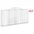 Produktbild 2 för Gabioner bågformade 17 st 300x30x140/160 cm galvaniserat järn