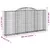 Produktbild 6 för Gabioner bågformade 30 st 300x30x140/160 cm galvaniserat järn