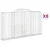 Produktbild 2 för Gabioner bågformade 8 st 300x30x160/180 cm galvaniserat järn