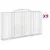 Produktbild 2 för Gabioner bågformade 9 st 300x30x160/180 cm galvaniserat järn