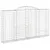 Produktbild 3 för Gabioner bågformade 9 st 300x30x160/180 cm galvaniserat järn