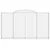 Produktbild 4 för Gabioner bågformade 9 st 300x30x160/180 cm galvaniserat järn