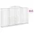 Produktbild 2 för Gabioner bågformade 15 st 300x30x160/180 cm galvaniserat järn