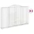 Produktbild 2 för Gabioner bågformade 3 st 300x30x180/200 cm galvaniserat järn