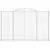 Produktbild 4 för Gabioner bågformade 4 st 300x30x180/200 cm galvaniserat järn
