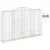 Produktbild 2 för Gabioner bågformade 10 st 300x30x180/200 cm galvaniserat järn