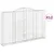 Produktbild 2 för Gabioner bågformade 12 st 300x30x180/200 cm galvaniserat järn