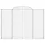 Produktbild 4 för Gabioner bågformade 5 st 300x30x200/220 cm galvaniserat järn