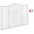 Produktbild 2 för Gabioner bågformade 7 st 300x30x200/220 cm galvaniserat järn