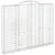 Produktbild 3 för Gabioner bågformade 5 st 300x30x220/240 cm galvaniserat järn