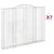 Produktbild 2 för Gabioner bågformade 7 st 300x30x220/240 cm galvaniserat järn