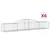 Produktbild 2 för Gabioner bågformade 6 st 300x50x40/60 cm galvaniserat järn
