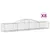 Produktbild 2 för Gabioner bågformade 8 st 300x50x40/60 cm galvaniserat järn