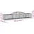 Produktbild 6 för Gabion bågformad 11 st 300x50x40/60 cm galvaniserat järn