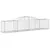 Produktbild 3 för Gabioner bågformade 3 st 300x50x60/80 cm galvaniserat järn