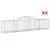 Produktbild 2 för Gabioner bågformade 4 st 300x50x60/80 cm galvaniserat järn