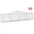 Produktbild 2 för Gabioner bågformade 5 st 300x50x60/80 cm galvaniserat järn