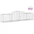 Produktbild 2 för Gabioner bågformade 12 st 300x50x60/80 cm galvaniserat järn