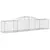 Produktbild 3 för Gabioner bågformade 15 st 300x50x60/80 cm galvaniserat järn