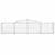 Produktbild 4 för Gabioner bågformade 15 st 300x50x60/80 cm galvaniserat järn