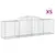 Produktbild 2 för Gabioner bågformade 5 st 300x50x80/100 cm galvaniserat järn