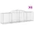 Produktbild 2 för Gabioner bågformade 6 st 300x50x80/100 cm galvaniserat järn