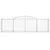Produktbild 4 för Gabioner bågformade 6 st 300x50x80/100 cm galvaniserat järn