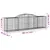 Produktbild 6 för Gabioner bågformade 8 st 300x50x80/100 cm galvaniserat järn