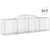 Produktbild 2 för Gabioner bågformade 17 st 300x50x80/100 cm galvaniserat järn