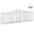 Produktbild 2 för Gabioner bågformade 20 st 300x50x80/100 cm galvaniserat järn