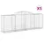 Produktbild 2 för Gabioner bågformade 5 st 300x50x100/120 cm galvaniserat järn