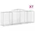 Produktbild 2 för Gabioner bågformade 7 st 300x50x100/120 cm galvaniserat järn