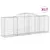 Produktbild 2 för Gabioner bågformade 17 st 300x50x100/120 cm galvaniserat järn