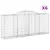 Produktbild 2 för Gabioner bågformade 6 st 300x50x120/140 cm galvaniserat järn