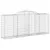 Produktbild 3 för Gabioner bågformade 7 st 300x50x120/140 cm galvaniserat järn
