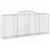 Produktbild 3 för Gabioner bågformade 12 st 300x50x120/140 cm galvaniserat järn