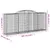 Produktbild 6 för Gabioner bågformade 12 st 300x50x120/140 cm galvaniserat järn