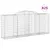 Produktbild 2 för Gabioner bågformade 25 st 300x50x120/140 cm galvaniserat järn