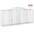 Produktbild 2 för Gabioner bågformade 30 st 300x50x120/140 cm galvaniserat järn
