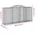Produktbild 6 för Gabioner bågformade 7 st 300x50x140/160 cm galvaniserat järn
