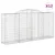 Produktbild 2 för Gabioner bågformade 12 st 300x50x140/160 cm galvaniserat järn