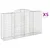 Produktbild 2 för Gabioner bågformade 5 st 300x50x160/180 cm galvaniserat järn