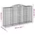 Produktbild 6 för Gabioner bågformade 5 st 300x50x160/180 cm galvaniserat järn