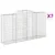 Produktbild 2 för Gabioner bågformade 7 st 300x50x160/180 cm galvaniserat järn