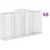Produktbild 2 för Gabioner bågformade 8 st 300x50x160/180 cm galvaniserat järn