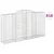 Produktbild 2 för Gabioner bågformade 10 st 300x50x160/180 cm galvaniserat järn
